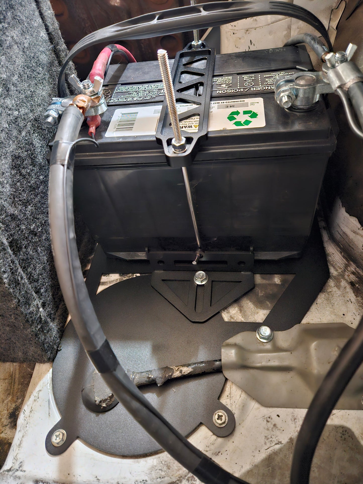 S13 240SX Battery Relocation Kit